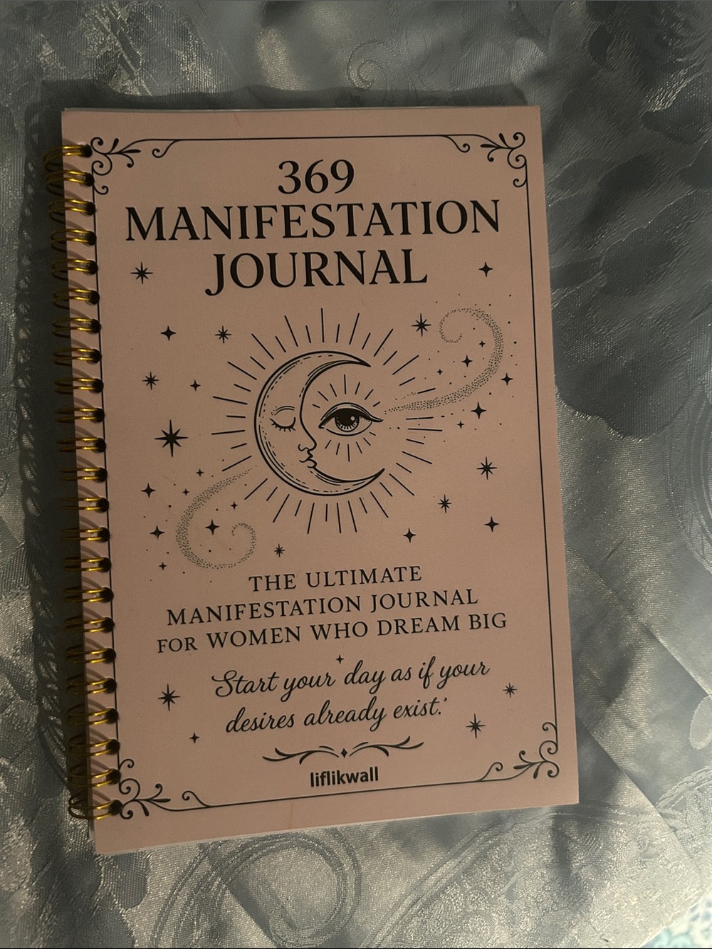 369 Manifestation Journal - Pink Spiral Notebook by